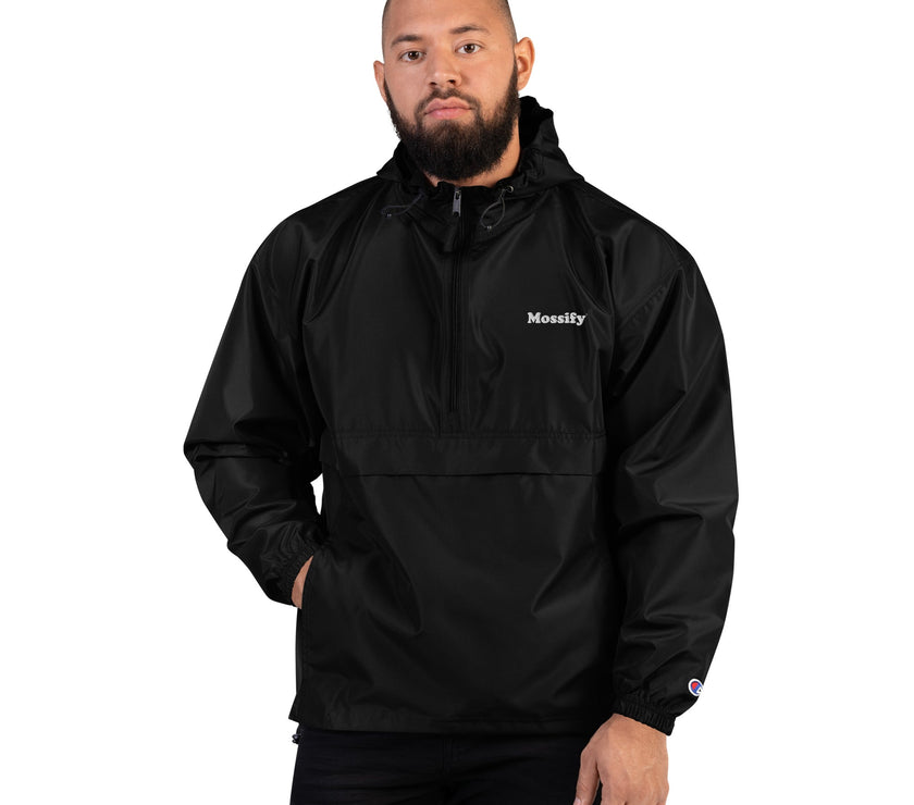 Embroidered Mossify / Champion Packable Jacket