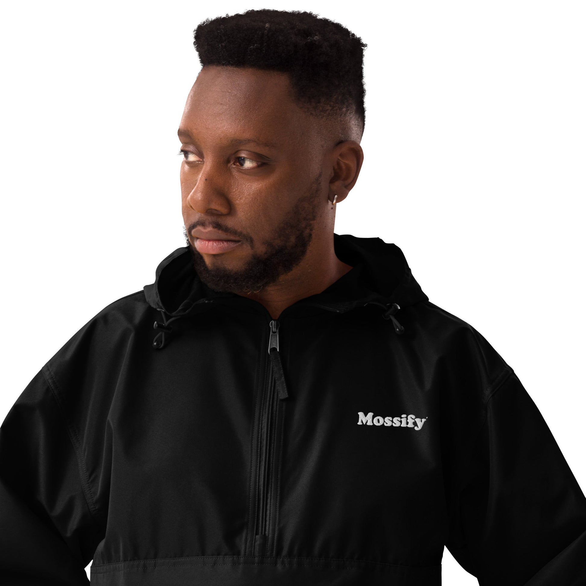 Embroidered Mossify / Champion Packable Jacket Mossify product_type art-noise.myshopify.com embroidered-mossify-champion-packable-jacket