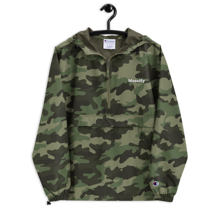 Embroidered Mossify / Champion Packable Jacket