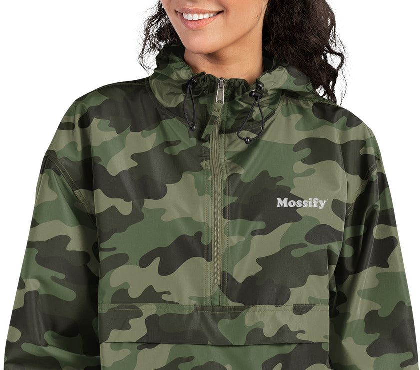 Embroidered Mossify / Champion Packable Jacket