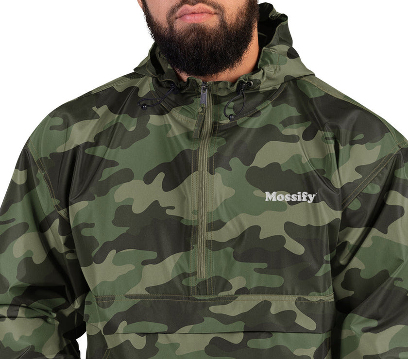 Embroidered Mossify / Champion Packable Jacket
