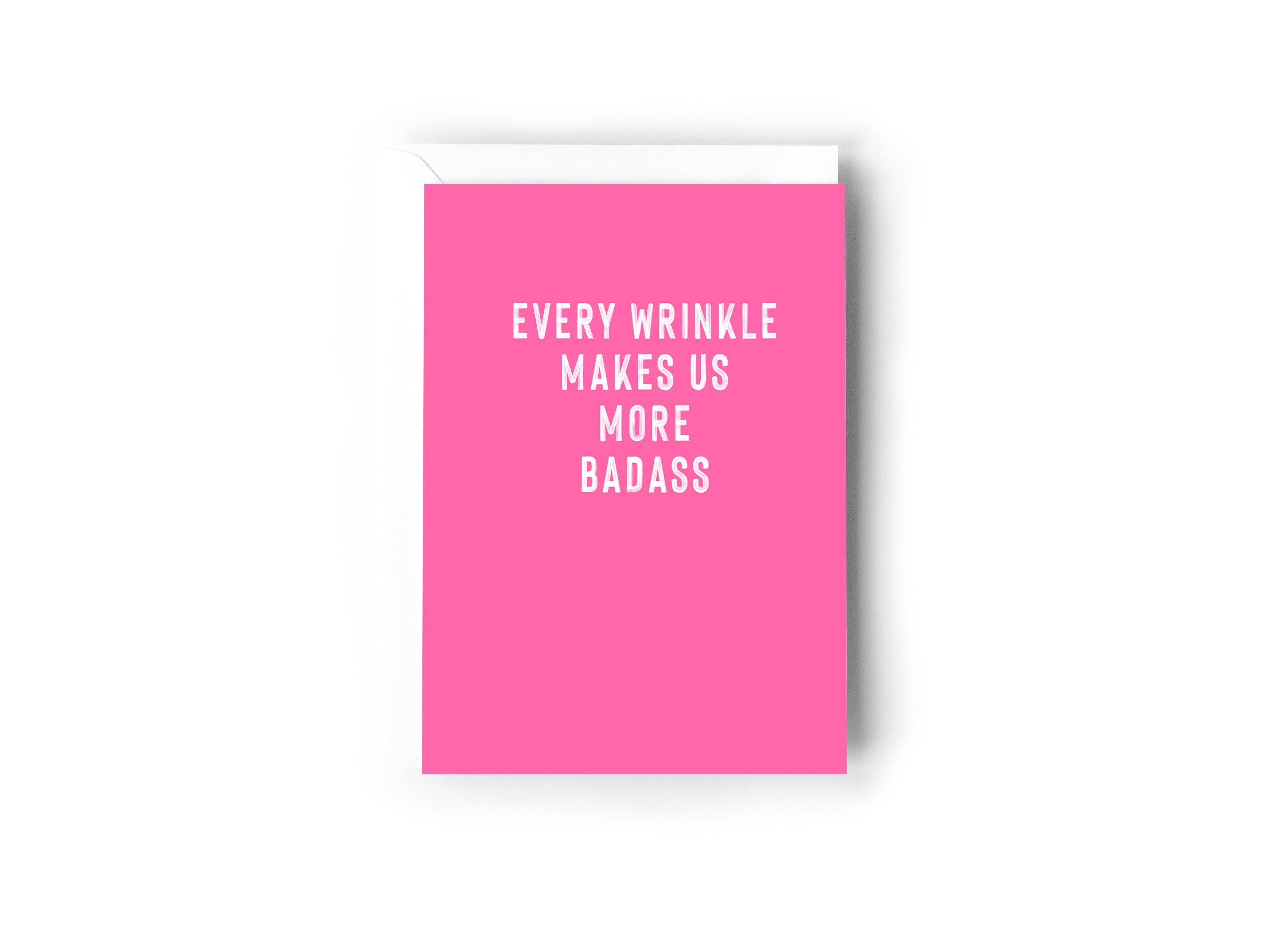 EVERY WRINKLE MAKES US MORE BADASS CARD Creativien product_type art-noise.myshopify.com every-wrinkle-makes-us-more-badass-card