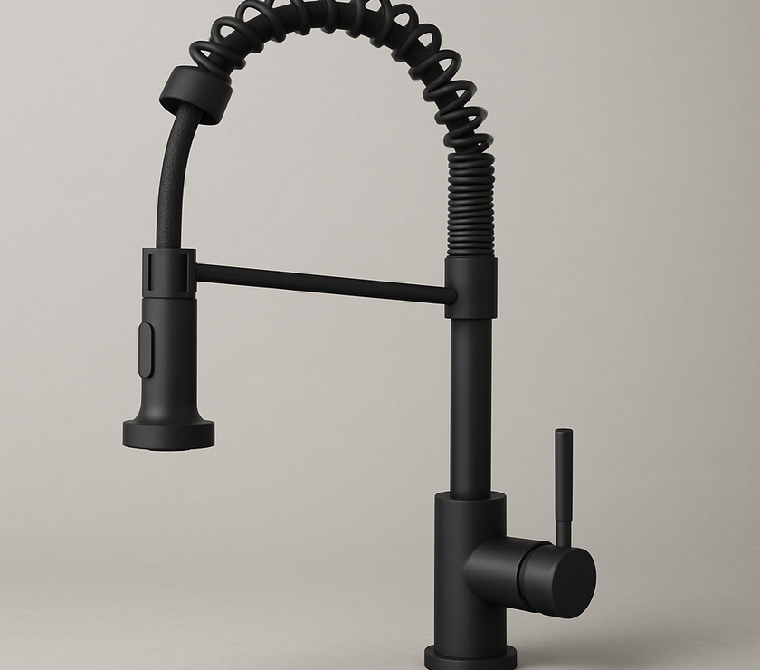 Modern Pull-Down Spring Kitchen Faucet