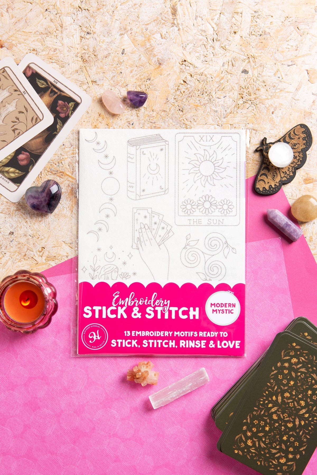 Modern Mystic Stick & Stitch Embroidery Pack