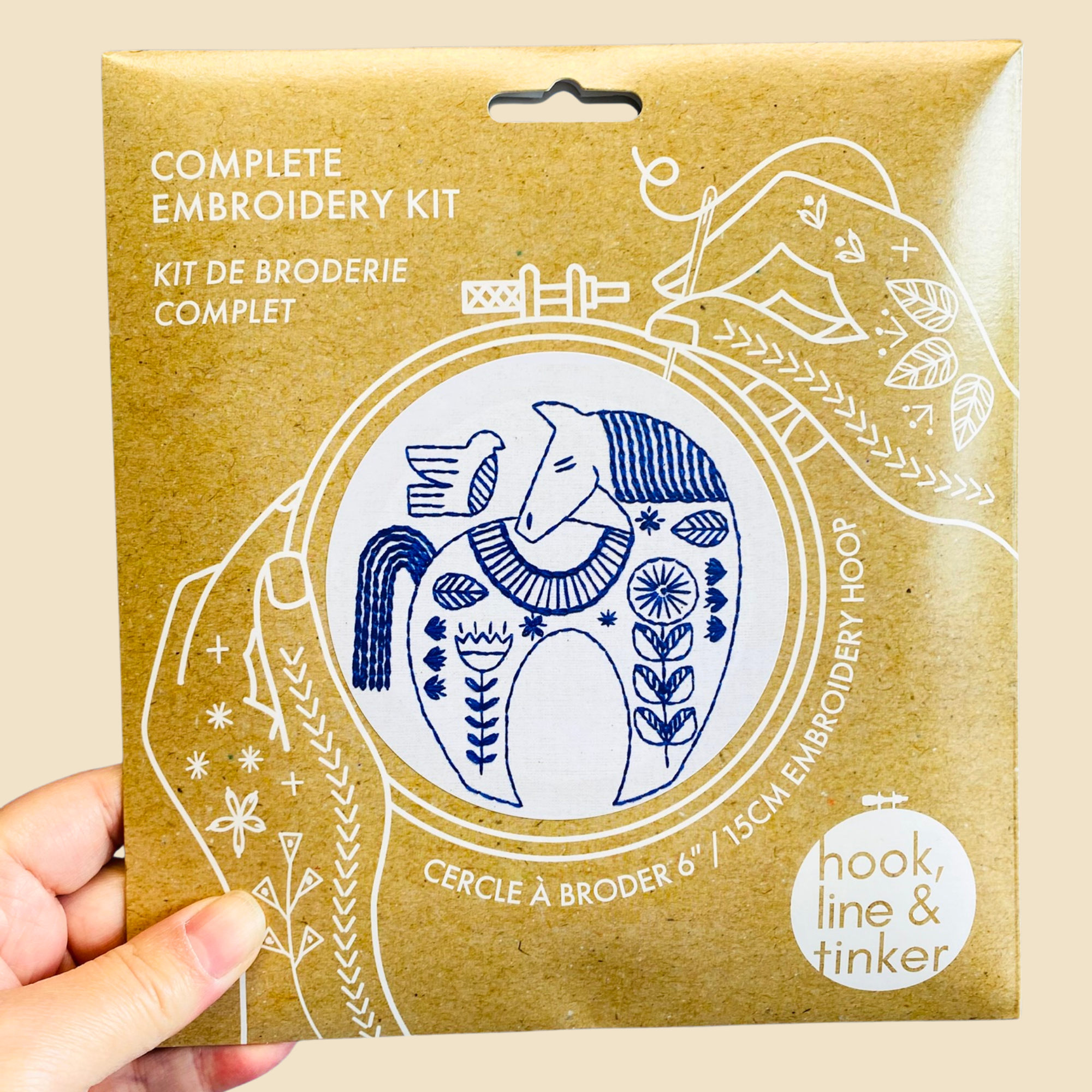 Hygge Horse Complete Embroidery Kit