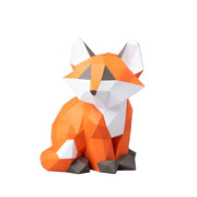 DIY Baby Fox 3D Origami paper model Kit