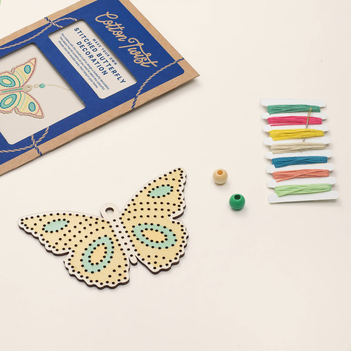 Make Your Own Stitched Butterfly Decoration
