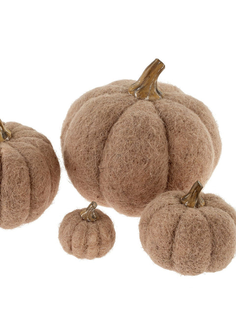 Felt Pumpkin - Oat Clementine Home Floral Gift product_type art-noise.myshopify.com felt-pumpkin-oat