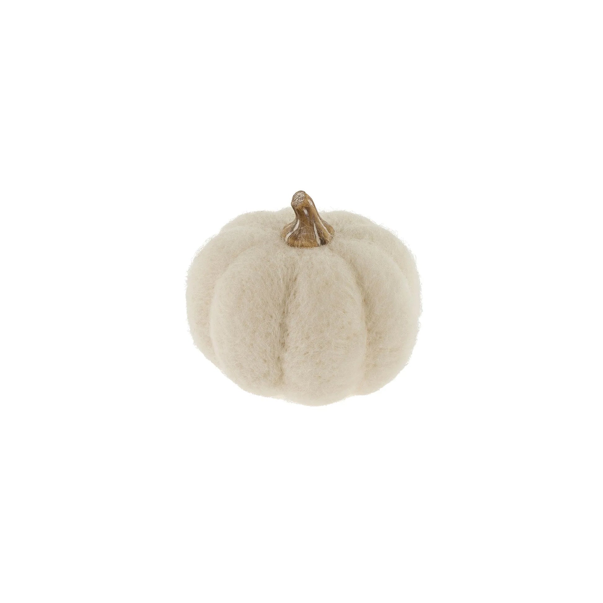 Felt Pumpkin - White Clementine Home Floral Gift product_type art-noise.myshopify.com felt-pumpkin-white Felt Pumpkin - White Clementine Home Floral Gift  art-noise.myshopify.com felt-pumpkin-white