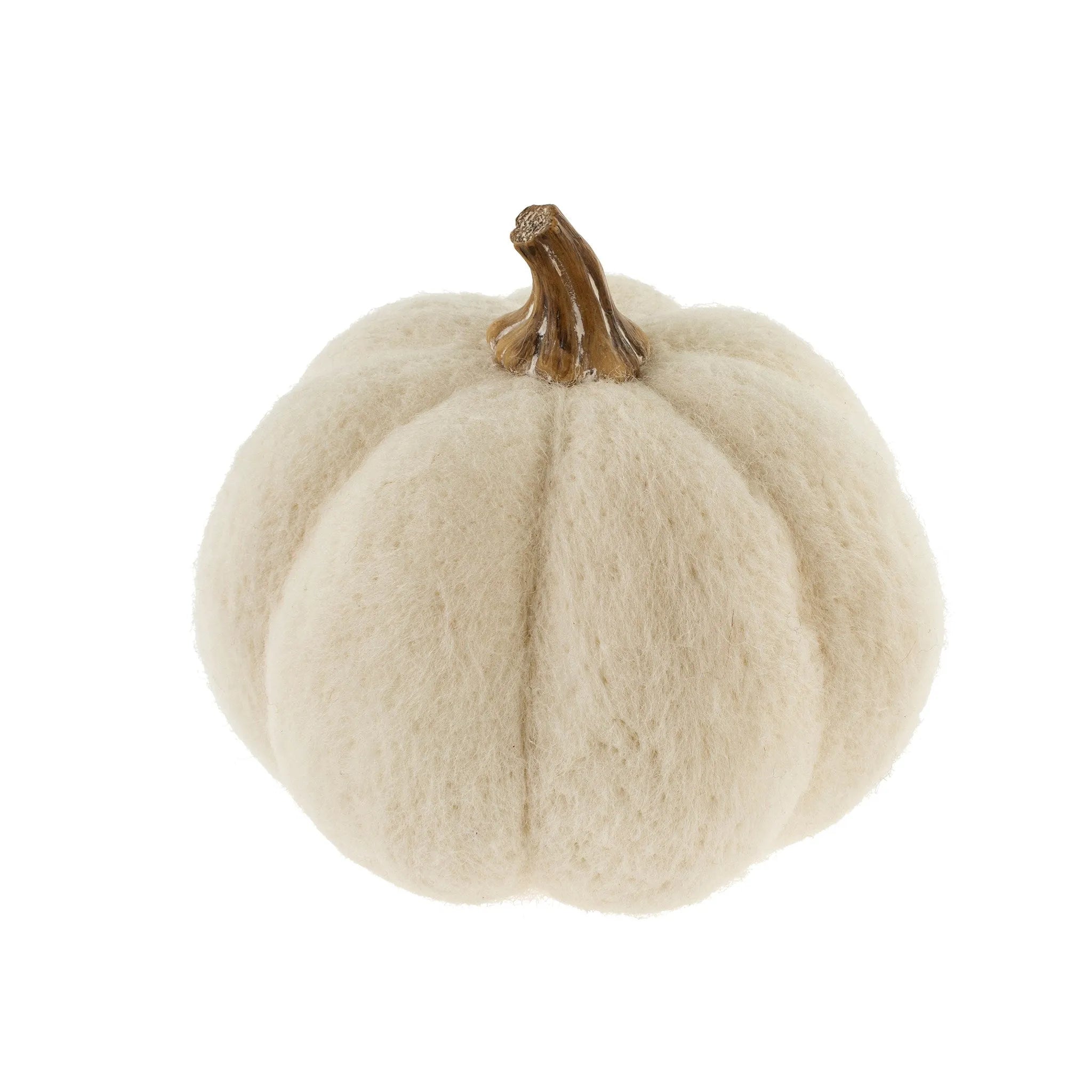 Felt Pumpkin - White Clementine Home Floral Gift product_type art-noise.myshopify.com felt-pumpkin-white Felt Pumpkin - White Clementine Home Floral Gift  art-noise.myshopify.com felt-pumpkin-white
