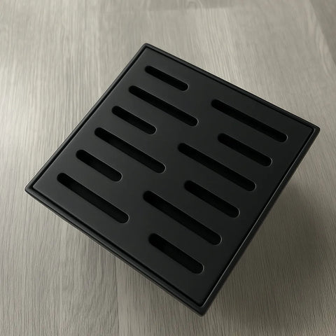  Architect Square Shower Drain – 6"x6", Tile-In or Grate Cover, 304 Stainless Good Day Building Supply Inc. Shower Drain art-noise.myshopify.com architect-square-shower-drain-6x6-tile-in-or-grate-cover-304-stainless