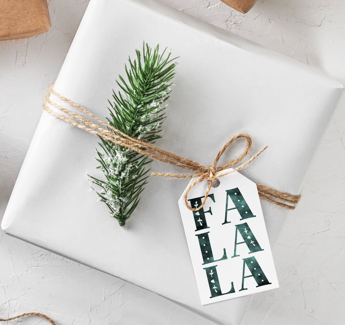 Fa La La Gift Tags Creativien product_type art-noise.myshopify.com fa-la-la-gift-tags