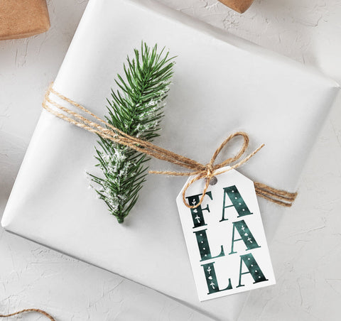 Fa La La Gift Tags Creativien product_type art-noise.myshopify.com fa-la-la-gift-tags