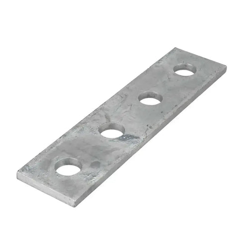 Byson Strut Flat Plate Straight Connector - 4 Hole