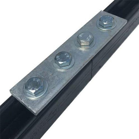 Byson Strut Flat Plate Straight Connector - 4 Hole Byson product_type art-noise.myshopify.com byson-strut-flat-plate-straight-connector-4-hole