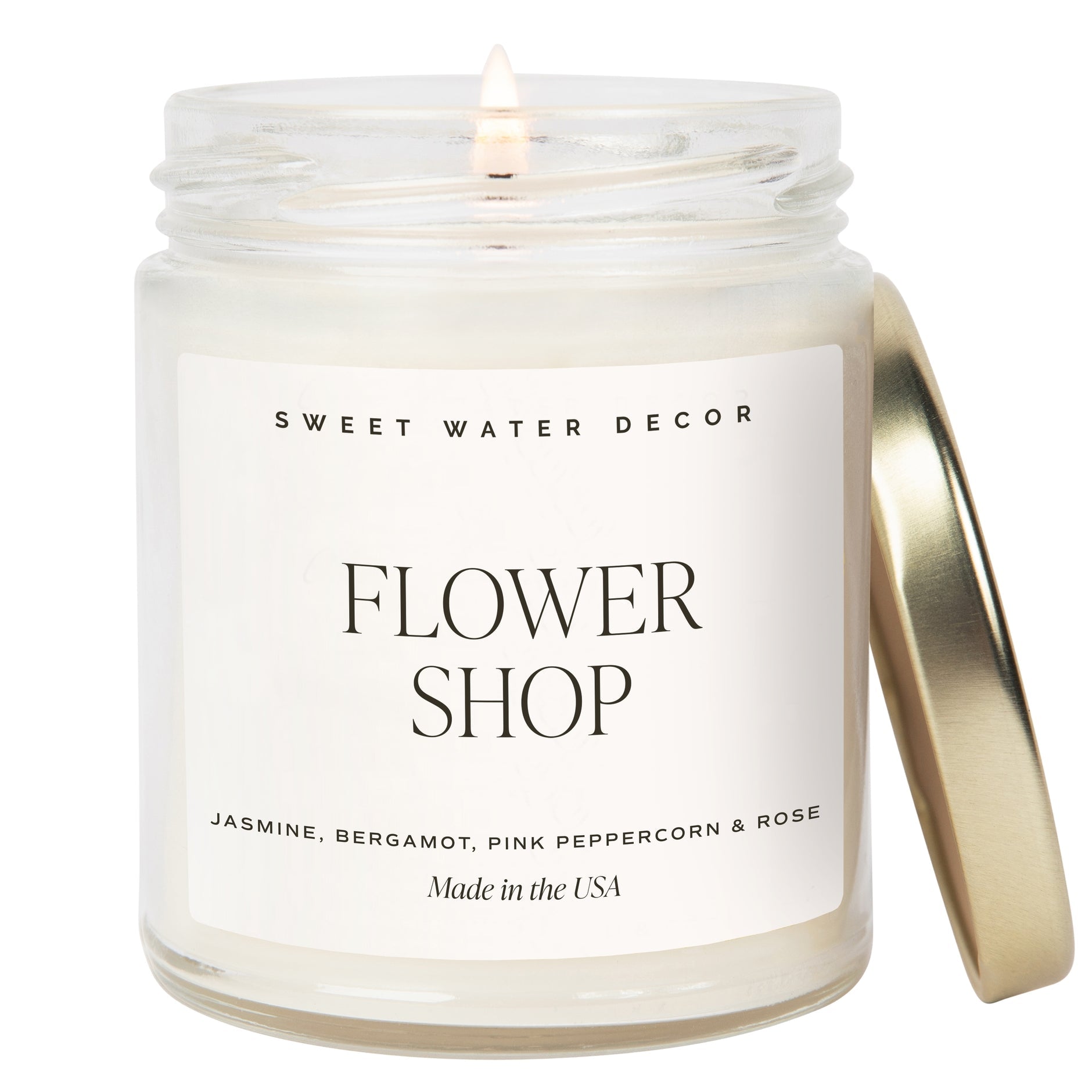 Flower Shop Candle Clementine Home Floral Gift product_type art-noise.myshopify.com flower-shop-candle