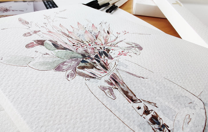 Watercolour Paper Frame - Art Noise