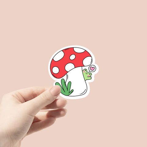 Froggy Mushroom Sticker Glitter Paper Scissors sticker art-noise.myshopify.com froggy-mushroom-sticker Froggy Mushroom Sticker Glitter Paper Scissors sticker art-noise.myshopify.com froggy-mushroom-sticker