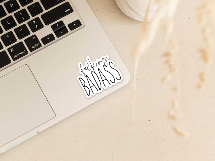 Fucking Badass Vinyl Sticker