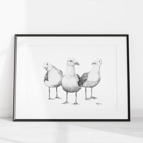 Funny Seagulls  - illustration LE NID atelier illustration art-noise.myshopify.com funny-seagulls-illustration Funny Seagulls  - illustration LE NID atelier illustration art-noise.myshopify.com funny-seagulls-illustration