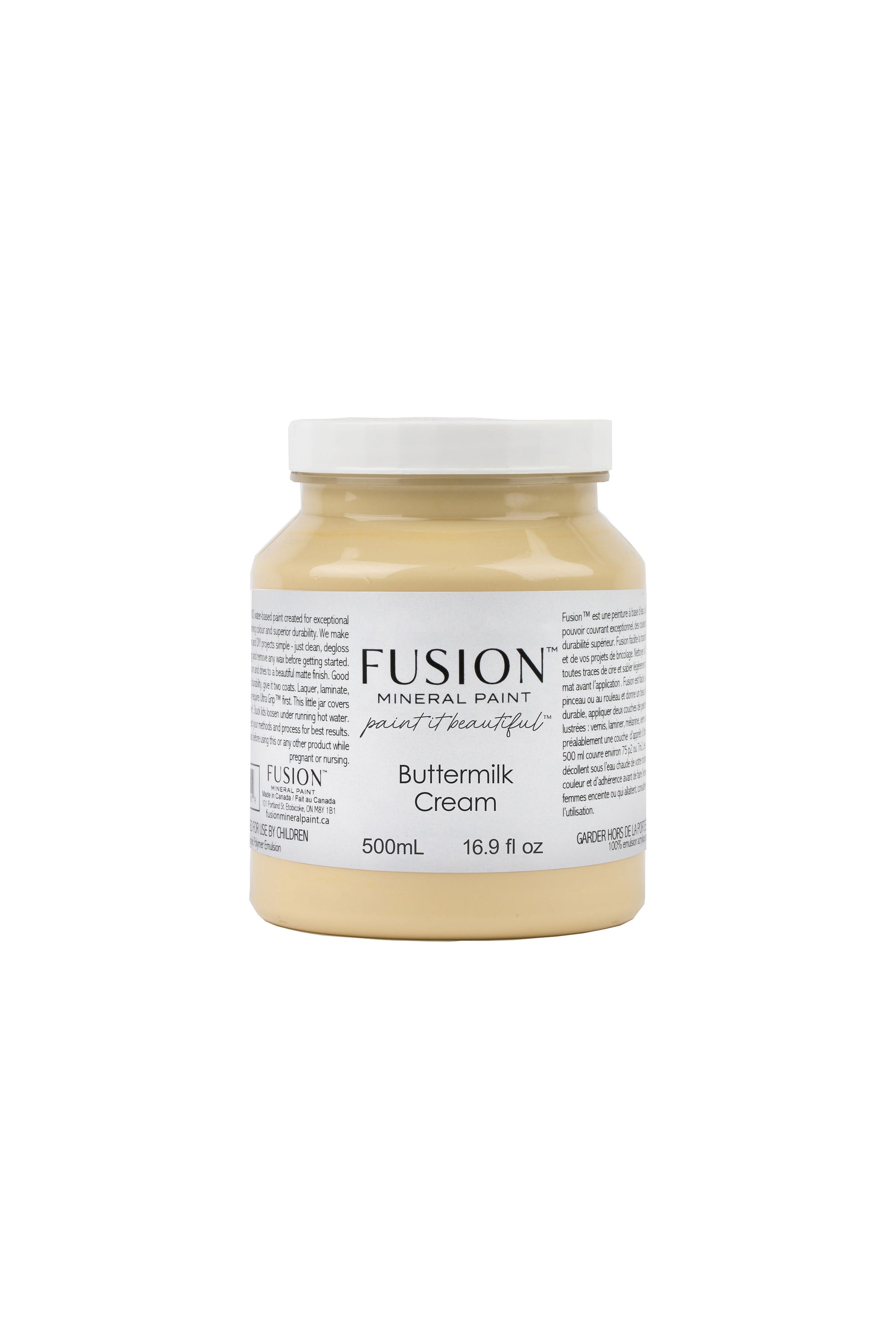 Fusion Mineral Paint Buttermilk Cream Homestead House Furniture Paint art-noise.myshopify.com fusion-mineral-paint-buttermilk-cream