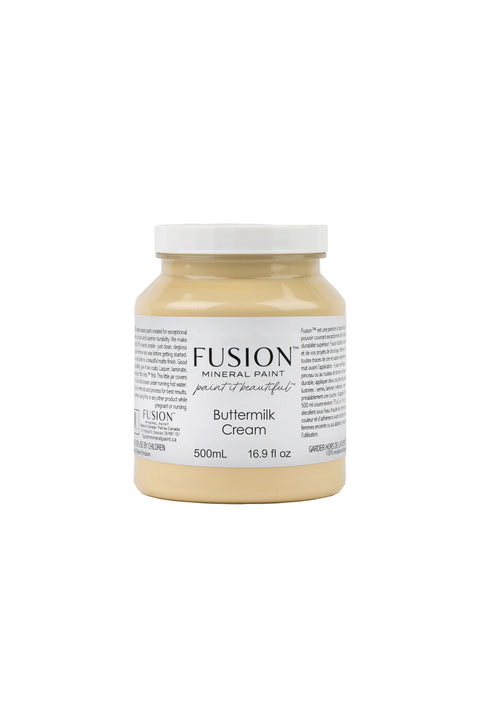 Fusion Mineral Paint Buttermilk Cream Homestead House Furniture Paint art-noise.myshopify.com fusion-mineral-paint-buttermilk-cream