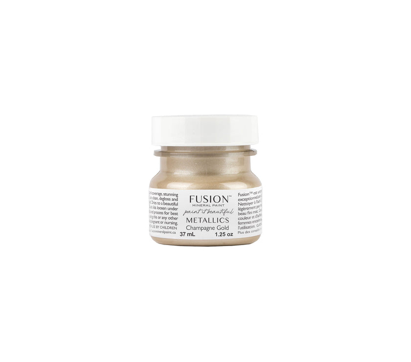 Fusion Mineral Paint Metallic Champagne Gold 37mL