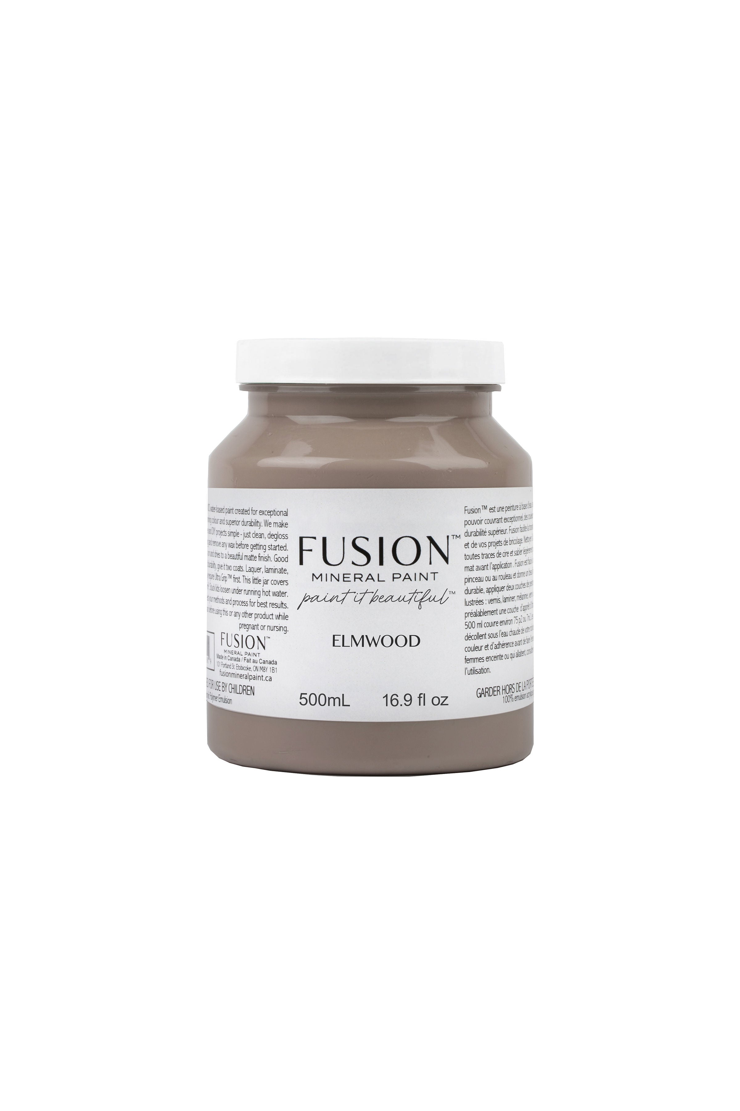 Fusion Mineral Paint Elmwood Homestead House Furniture Paint art-noise.myshopify.com fusion-mineral-paint-elmwood-500ml