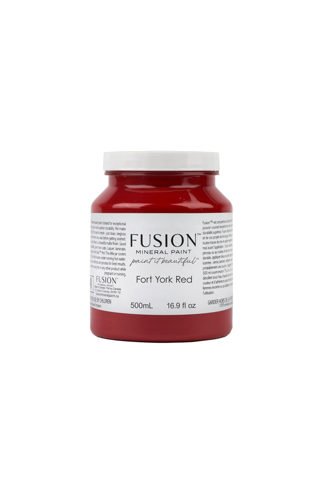 Fusion Mineral Paint Fort York Red