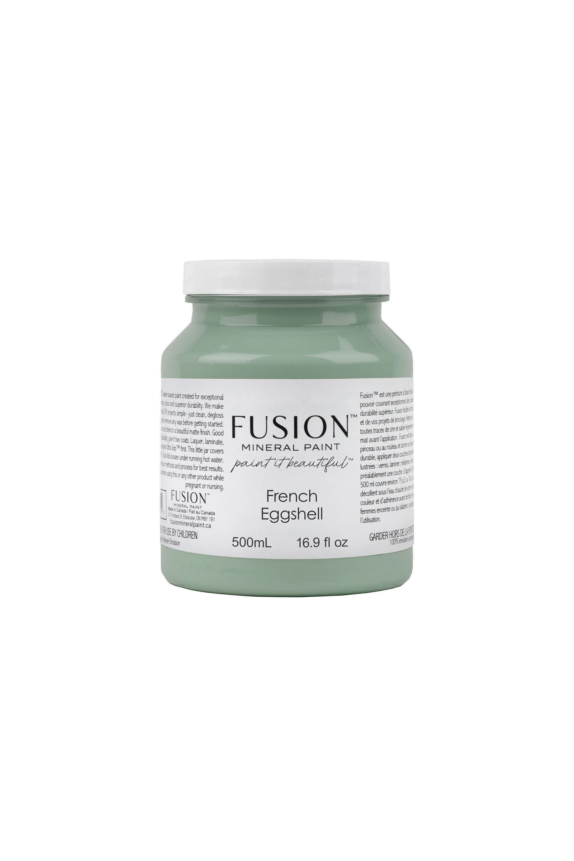 Fusion Mineral Paint French Eggshell Homestead House Furniture Paint art-noise.myshopify.com fusion-mineral-paint-french-eggshell-500ml