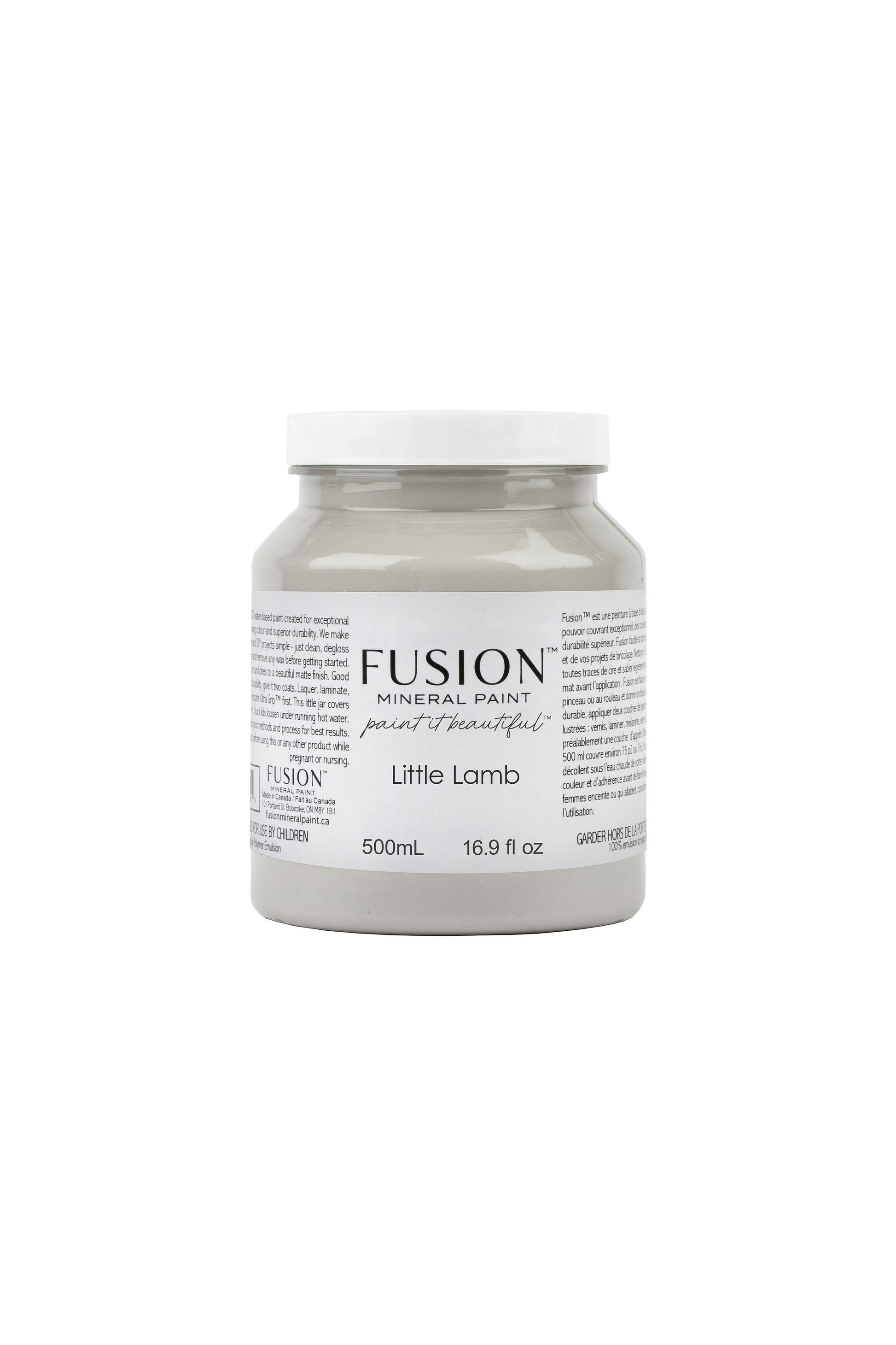 Fusion Mineral Paint Little Lamb Homestead House Furniture Paint art-noise.myshopify.com fusion-mineral-paint-little-lamb-500ml