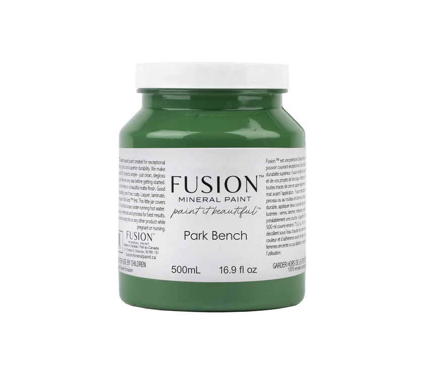 Fusion Mineral Paint Park Bench