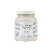 Jar of Fusion Mineral Paint on a white background Fusion Mineral Paint Raw Silk Homestead House Furniture Paint art-noise.myshopify.com fusion-mineral-paint-raw-silk-500ml Fusion Mineral Paint Raw Silk Homestead House Furniture Paint art-noise.myshopify.com fusion-mineral-paint-raw-silk-500ml