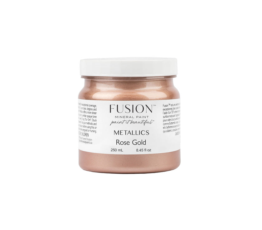 Fusion Mineral Paint Metallic Rose Gold 250mL