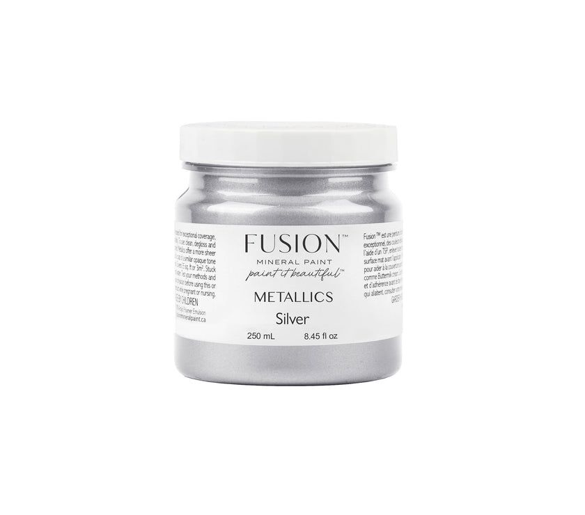 Fusion Mineral Paint Metallic Silver