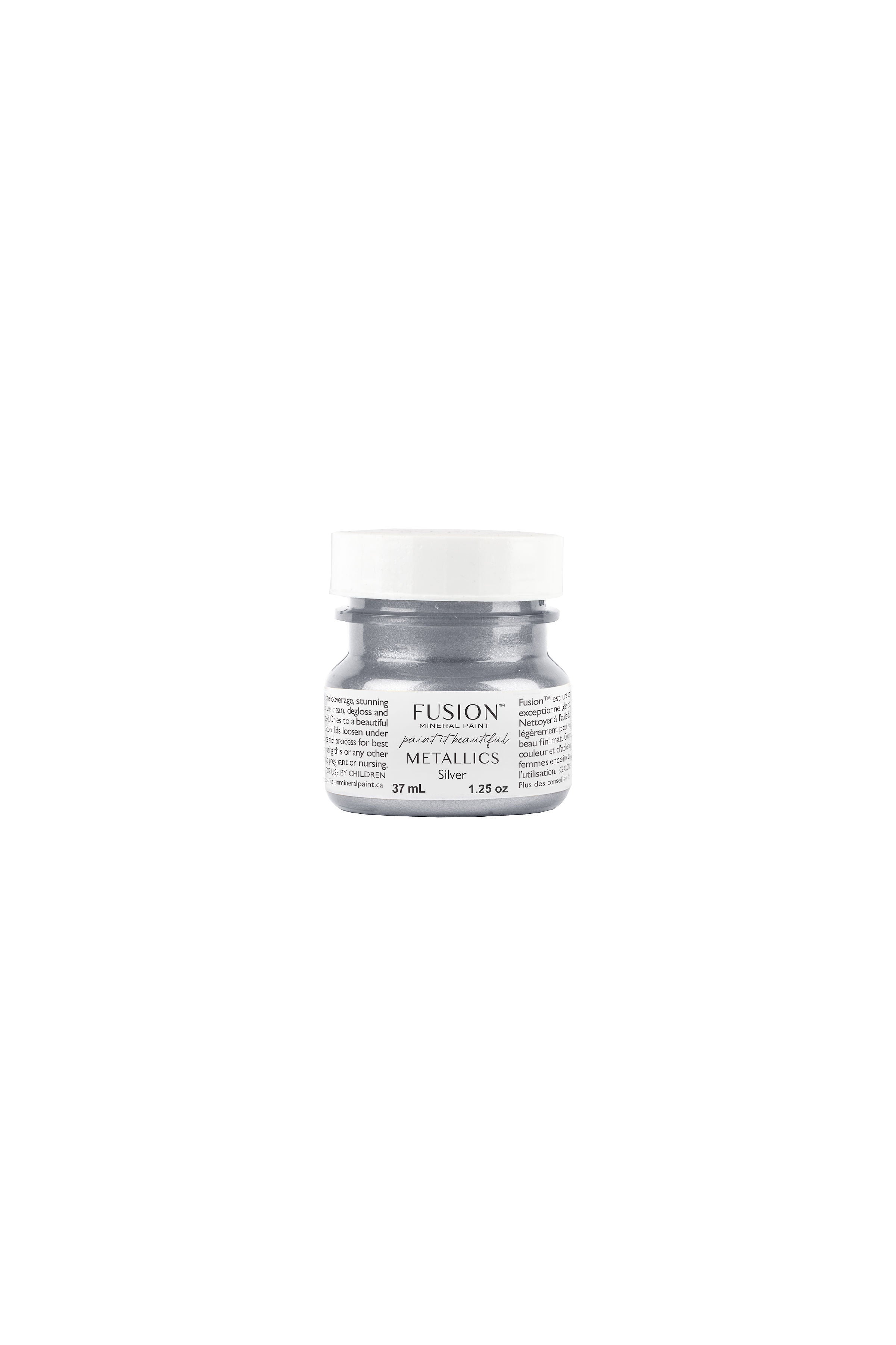 Fusion Mineral Paint Metallic Silver