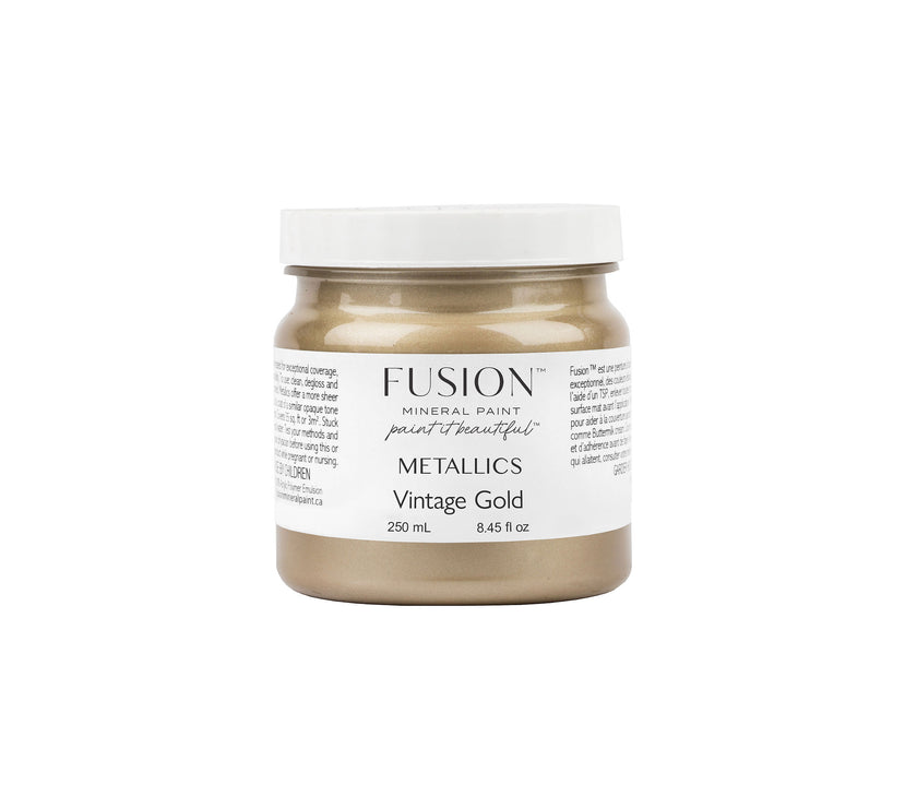 Fusion Mineral Paint Metallic Vintage Gold