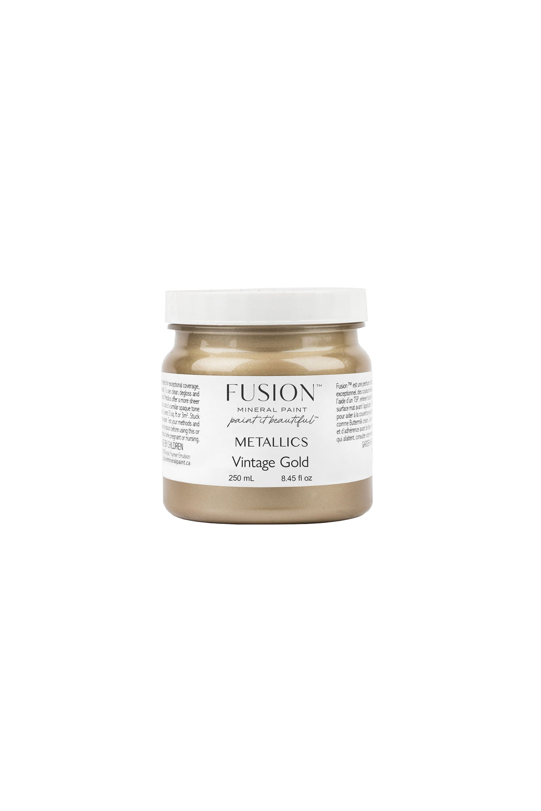 Fusion Mineral Paint Metallic Vintage Gold