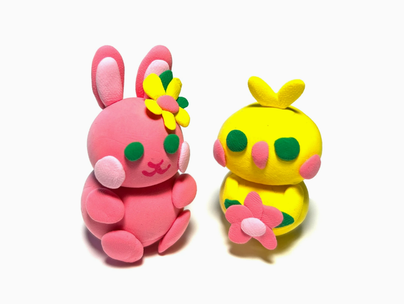 OOLY Creatibles D.I.Y. Air-Dry Clay Kit: Garden Pals