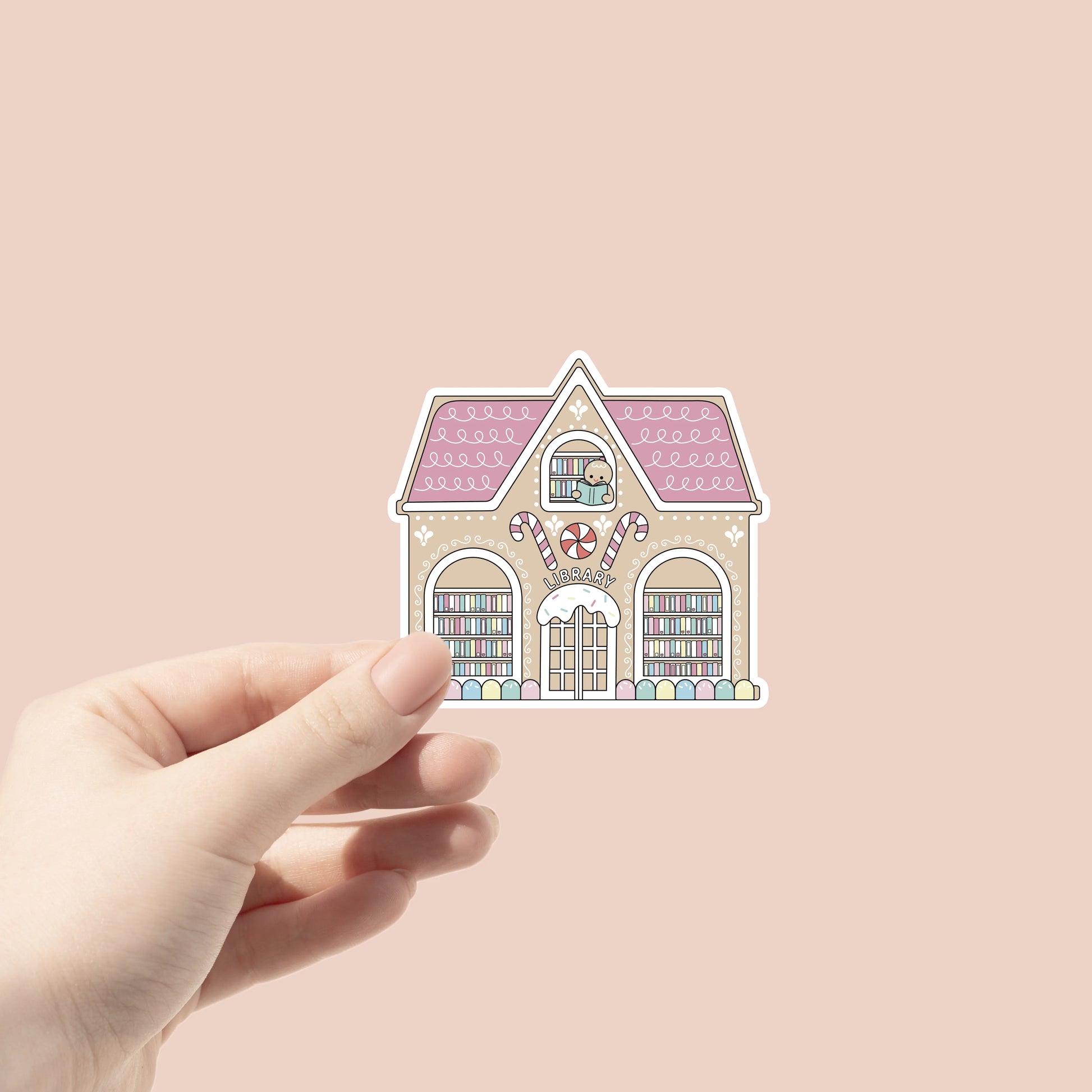 Gingerbread Library Sticker Glitter Paper Scissors sticker art-noise.myshopify.com gingerbread-library-sticker Gingerbread Library Sticker Glitter Paper Scissors sticker art-noise.myshopify.com gingerbread-library-sticker