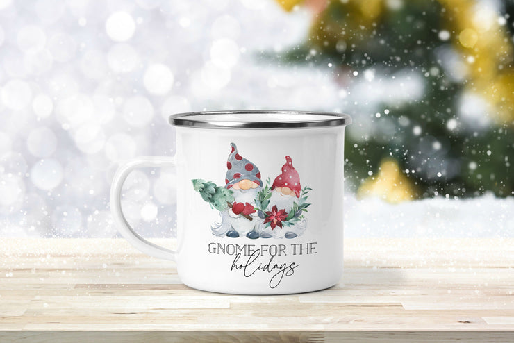 Gnome for the holiday Enamel Mug