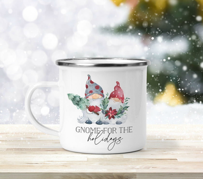 Gnome for the holiday Enamel Mug