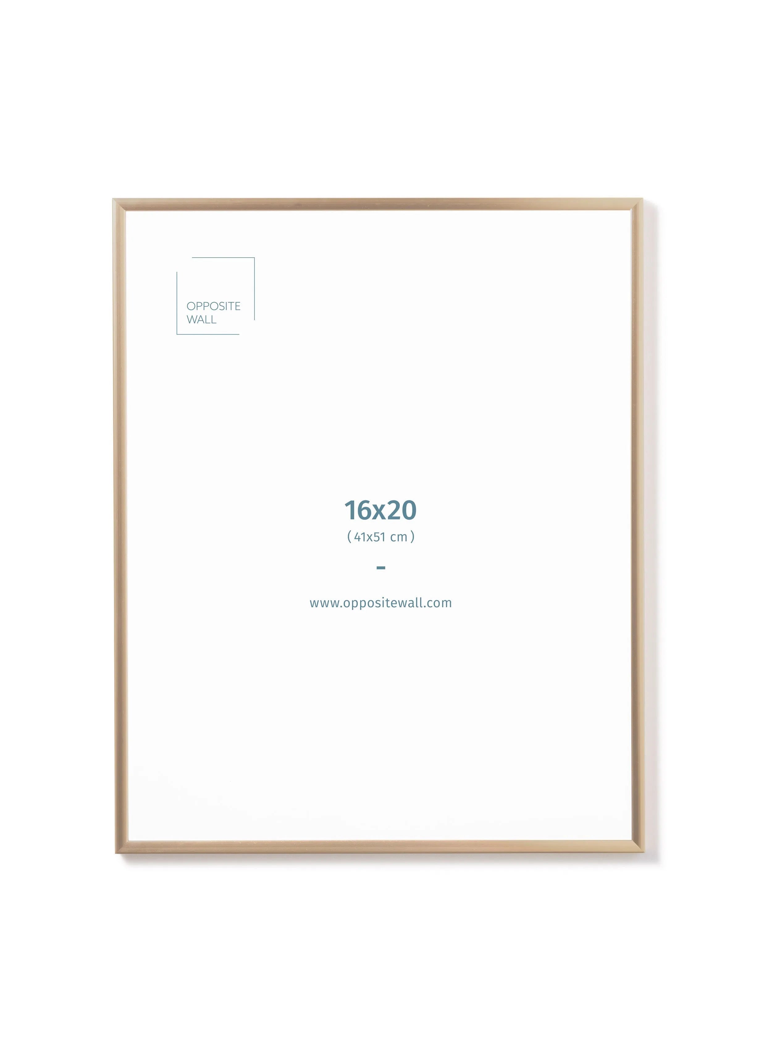 Gold Metal Frame, 16x20 in | 41x51 cm Opposite Wall Frame art-noise.myshopify.com gold-metal-frame-16x20-in-41x51-cm Gold Metal Frame, 16x20 in | 41x51 cm Opposite Wall Frame art-noise.myshopify.com gold-metal-frame-16x20-in-41x51-cm