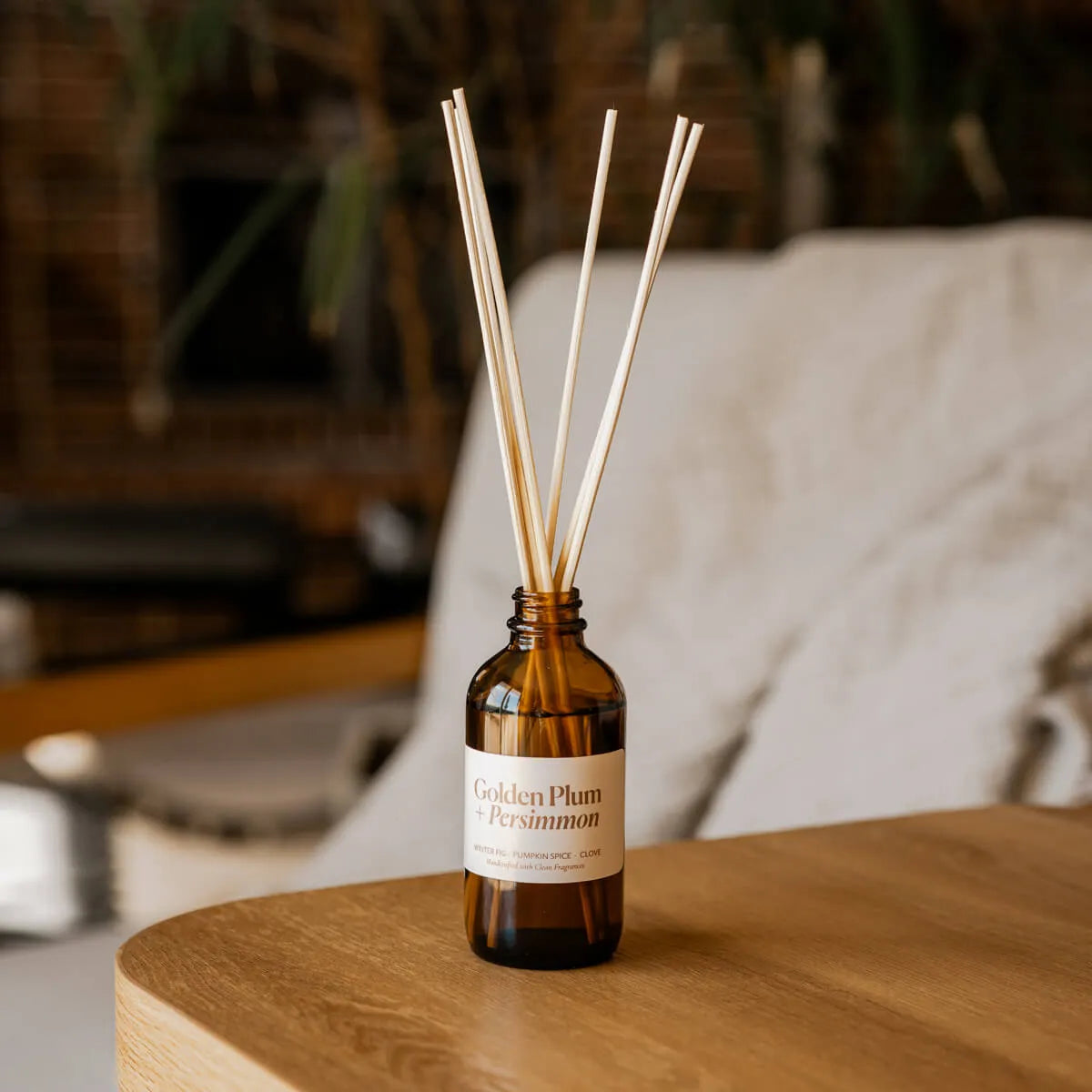  Golden Plum + Persimmon Reed Diffuser Misiyo Candle Co Reed Diffusers art-noise.myshopify.com golden-plum-persimmon-reed-diffuser