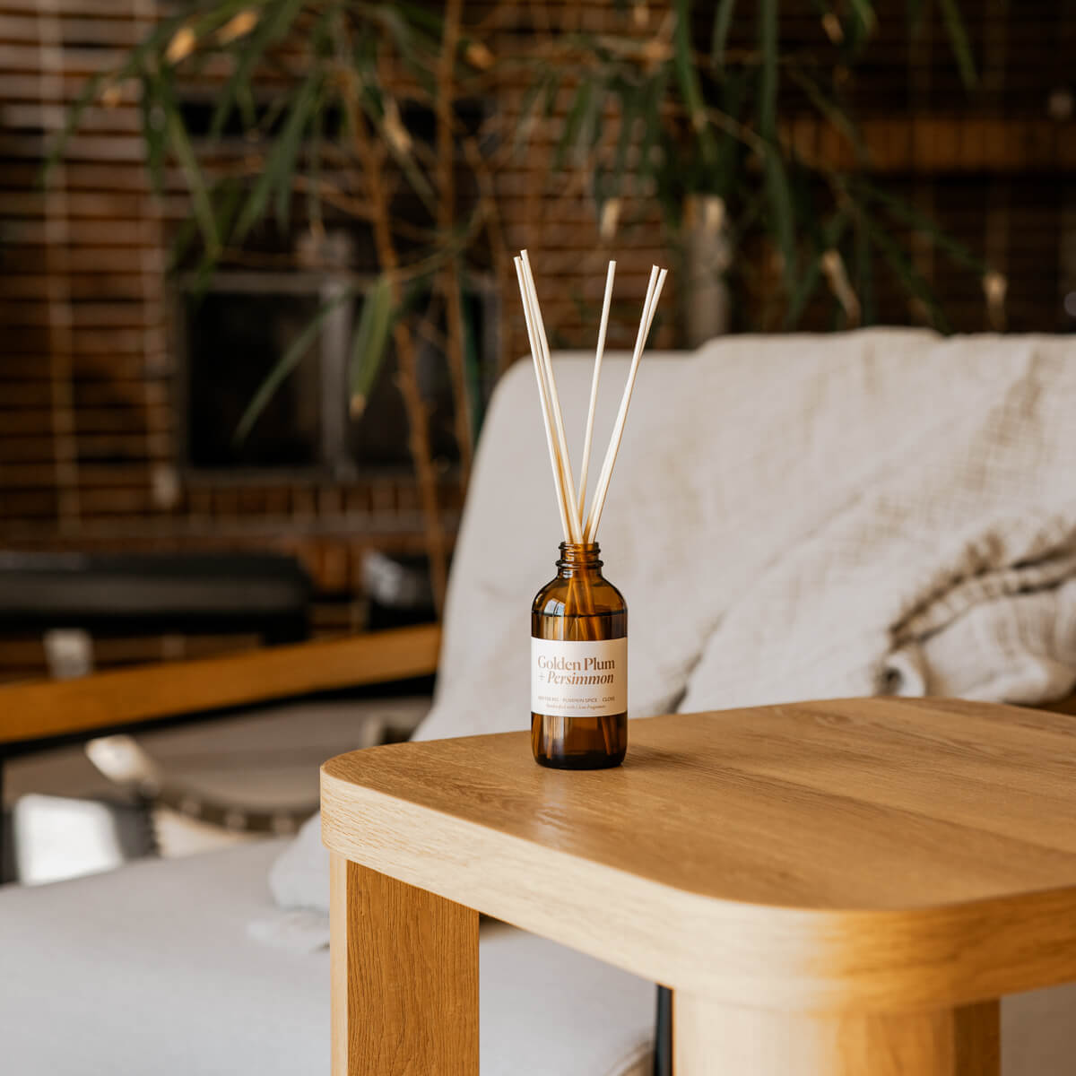 Golden Plum + Persimmon Reed Diffuser