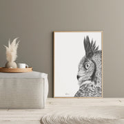 Great horned owl LE NID atelier illustration art-noise.myshopify.com great-horned-owl Great horned owl LE NID atelier illustration art-noise.myshopify.com great-horned-owl