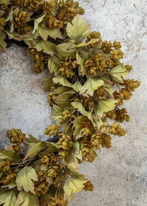 Green Hops Wreath with Fall Leaves Clementine Home Floral Gift product_type art-noise.myshopify.com green-hops-wreath-with-fall-leaves Green Hops Wreath with Fall Leaves Clementine Home Floral Gift  art-noise.myshopify.com green-hops-wreath-with-fall-leaves