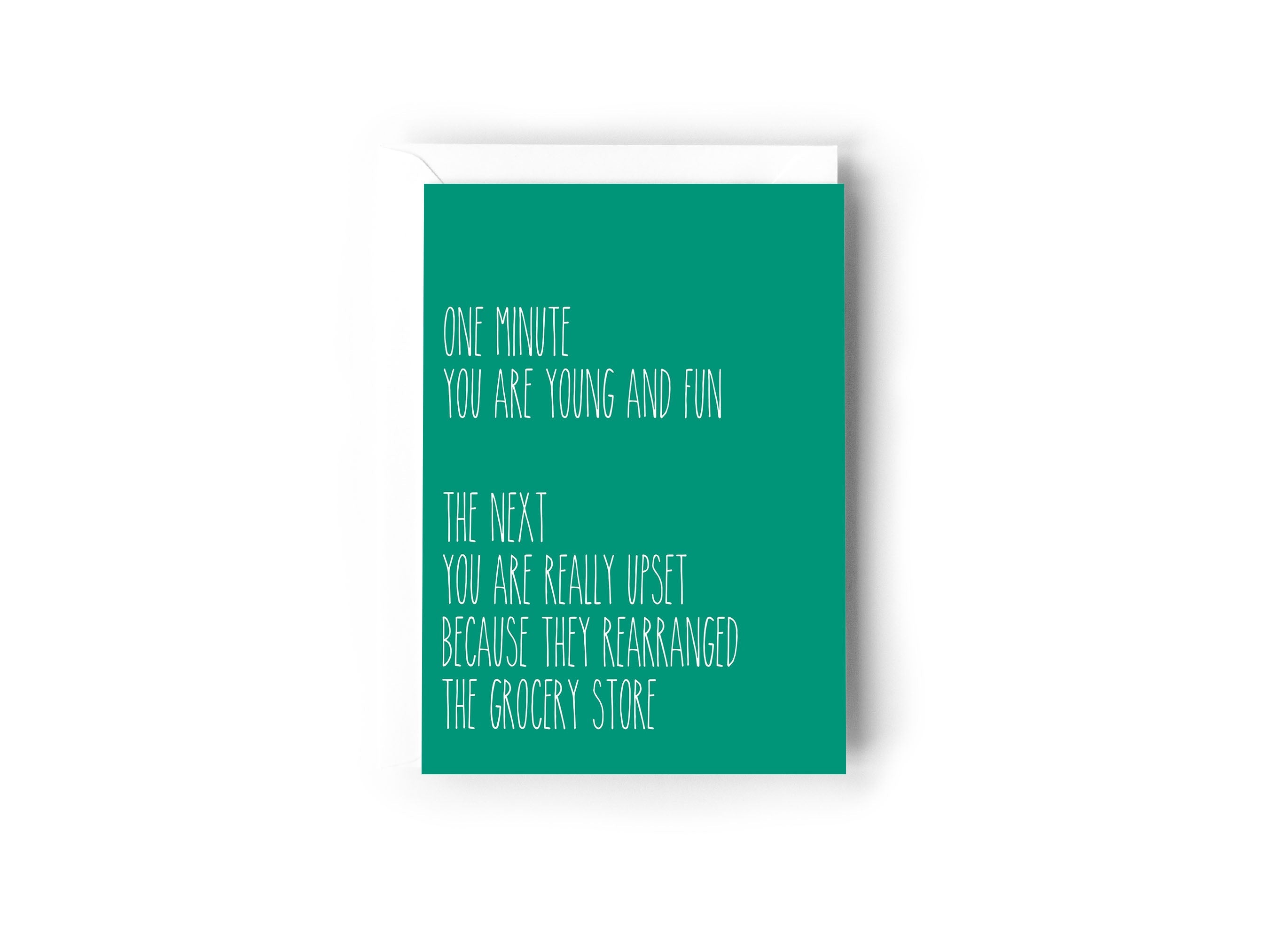 ONE MINUTE YOU ARE YOUNG AND FUN Creativien product_type art-noise.myshopify.com one-minute-you-are-young-and-fun