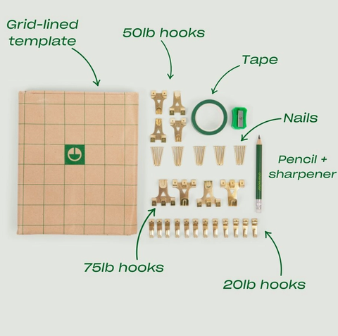 Character - Gallery Wall Kit Character Hanging Hardware art-noise.myshopify.com character-gallery-wall-kit