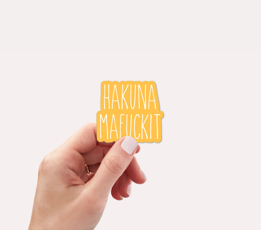Hakuna Mafuckit Vinyl Sticker